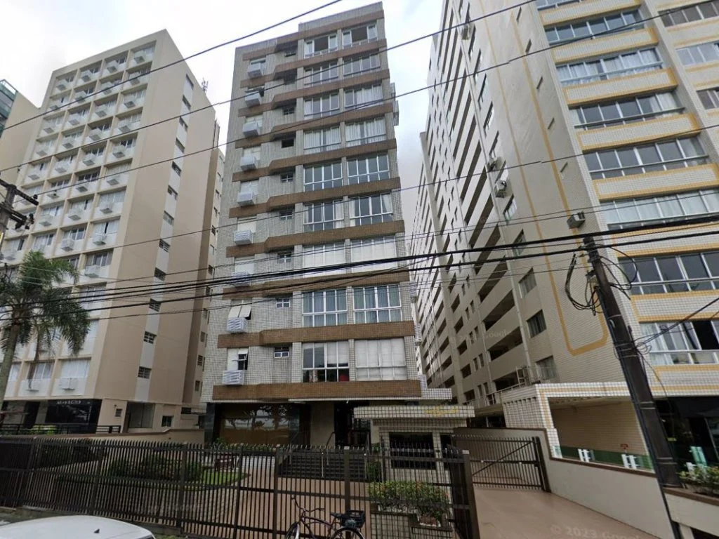 Apartamento de 88 m² frente à praia com 1 vaga no José Menino em José Menino, Santos